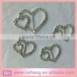 Double Love Heart Invitation Slider Buckles for Invites thumbnail-2