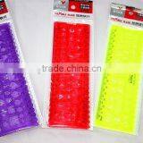 2015 Hot Factory Direct Sale OEM High Quality 2 Pieces PVC Letter Stencil Ruler School Stationery thumbnail-1