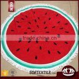 Wholesale Cheap Custom Printed Cotton Round Beach Blanket Quality Choice