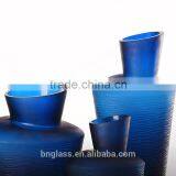 Promotion Modern Style Glass Vase Decor Cheap Blue thumbnail-4