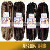 Cheap Price 18inch 120g Soft Crochet Twist 2x Havana Mambo Fauxlocs Twist Braid thumbnail-5