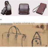 2015 New Shoulder Bag Leather Messenger Bag Simple Fashion Pure Leather Business Casual Man Bag thumbnail-4
