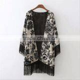 Summer Fashion Beachwear With Fringes Free Size Turkish Kaftan thumbnail-1