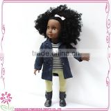 18 inch vinyl craft Afro dolls