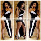 Marvelous Gorgeous Splendid and Posh black and white sexy nightclub dress, sexy tight dress, sexy and tight party dresses
