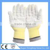 Top Seamless Knitted Aramid Cow Leather Coated Heat Resistant Work Gloves From China thumbnail-6