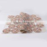 YIWU Xiumao Factory Rhinestone Trimming Mesh Supplier Aluminium Mesh Rhinestone thumbnail-2