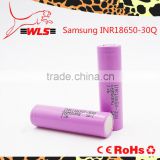 wholesale rechargeable 18650 battery cylindrical battery 3.7V 3000mAh samsung inr18650-30Q Samsung 30Q