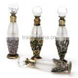 Vintage Perfume Atomizer Bottle Glass Metal Material Europe Popular Crystal Glass Bottle thumbnail-6