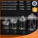 Hot Sale Safe Food Glass Candy Jar With Nice Color and Lid