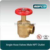 300 PSI UL FM Angle Hose Valves Female NPT Fire Hydrant Valve Fire Fighting Hydrant Valve thumbnail-2