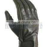 perforated leather summer motorcycle gloves