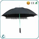 2016 hot sale colourful changing color handle LED light umbrella for gift