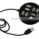 Hi-speed Round 8 Ports USB 2.0 Mobile Charger For IPhone IPad Htc Samsung and Tablets And Other USB-Powered Devices thumbnail-3