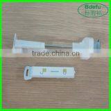 Supermarket Plastic Secure Clip Anti-theft Locking Hook for Slatwall