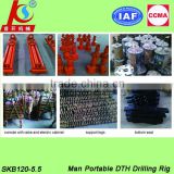 Hot Selling ! Blast Hole Driling Rig ! SKB120-5.5 Bore Hole Drill Machine Air Hammer