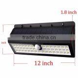 44 LED Solar Power PIR Motion Sensor Light Outdoor Garden Wall Lamp Path Light