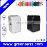 GR-W22 promotional gift usb universal travel charger with 2 ports