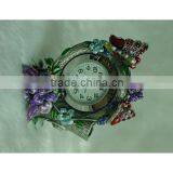 Pewter Crafts With Fashion Clock