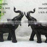 2013 New Design Resin Leather Elephants With Home Decor