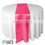 Wedding,Home,Banquet,Hotel Use and Plain Style Satin Pageant Sash Table Runners