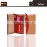 Ladies Leather Wallets With Lock , Long Style Wallet