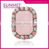 Tangerine Stones Rectangle Shaped Bulk Rhinestone Buttons for Shoes (26mm, 30mm) thumbnail-6