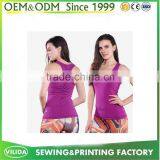 OEM Dry Fit Sports Wear Plain Gym Yoga Tank Top/blue Vest/singlet Women by Guangzhou Garment thumbnail-2
