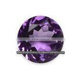 grade AAAAA amethyst round brilliant cut jewelry accessory stones, Shining machine cut amethyst ston, shiny facet amethyst Round