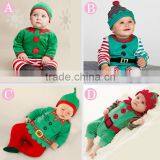 Trade Assurance New Fashion Hot Sale Wholesale Kids Party Costume Christmas Elf Costume for Sale thumbnail-1