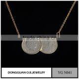 Circle AAA cz Sterling Silver Pendants Necklace /Hot Selling Micro-pave Setting Zircon thumbnail-3