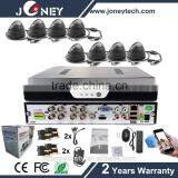 Motion Detection Day&night 2 Megapixel Ahd Security Camera Dvr Kit 8ch