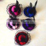 High Quality Fashion Cute Baby Girl 5cm Mini Top Hat Hair Clip