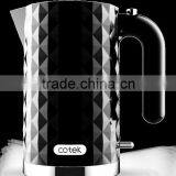 Newest Hot Sale high quality high end 1.7L Diamond design electric water kettle