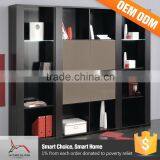 Modern Furniture Design Bookcase Curve High Gloss Bookshelf thumbnail-4
