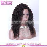 8A Grade 130%-200% Density Baby Hair Peruvian Human Hair Full Lace Wig Wavy Lace Frontal Wig thumbnail-2