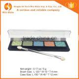 With 1 Brush Applicator In Plastic Container 5 Colors Eye Shadow Palatte thumbnail-2