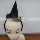 black witch hat with bowknot headband for halloween