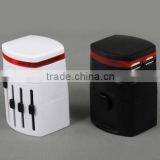 Hot Selling International Power Adaptor With USB Port Multi Plug LED Light CE