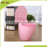 Lovely Fancy Kindergarten Plastic Trash Can thumbnail-3