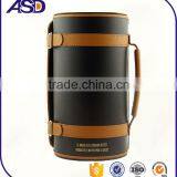 Cylindrical Wine Boxes High Quality pu Leather Wine Gift Boxes thumbnail-2