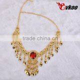 EVKOODance Accessories Indian Jewelry Accessories Beautiful Oriental Dance Accessories Necklace Belly Accessory Gold Color thumbnail-1