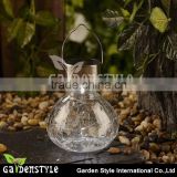 New Product Crackle Glass Bulb White Led Jar Light Hanging Light Decoration Rechargeable