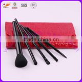 Gift and Portable Makeup Brush Set for beauty girls with red bag
