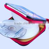 Square cd dvd case with zipper wholesale cute cd dvd case