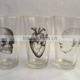 16 oz Transparent Beer and Juice Glass Cup With Decal thumbnail-1