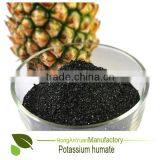 Potassium Humate Column Granular PGR FOB/CIF Plant Root Growth Promoter with Humic Acid 80%& K2O 15% &100% Solubility