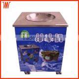 Fried Rolled Ice Cream Machine Flat Pan Fried Ice