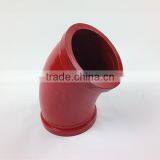 Abrasive Resistance Pipe Bend 45 Degree Elbow Concrete Pump Elbow thumbnail-2