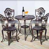 Outdoor Iron Coffee Table and Chair, Garden Iron Coffee Table and Chair thumbnail-1